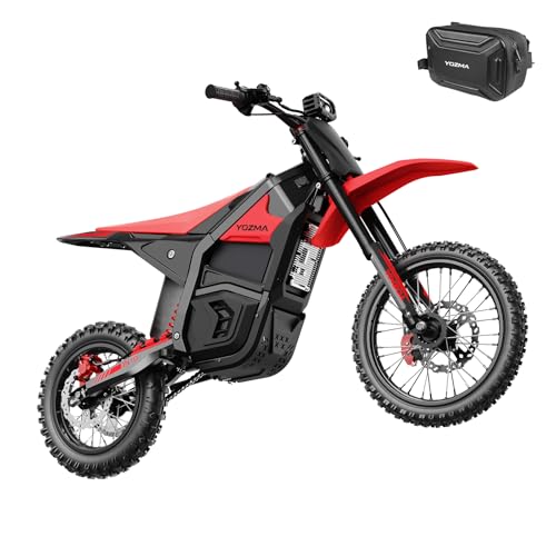 Red Color Electric Dirt Bike 2600W – 40 MPH Off-Road Performance