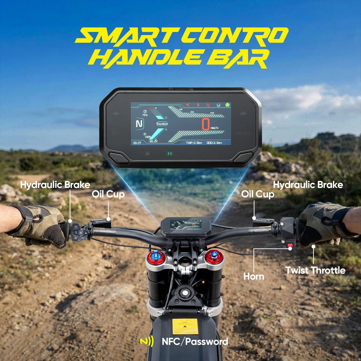 Electric Dirt Bike for Adults – 16kW Mid-Drive Power