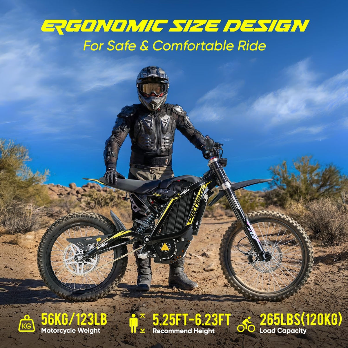 Electric Dirt Bike for Adults – 16kW Mid-Drive Power