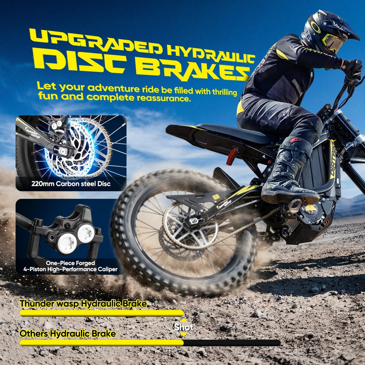 Electric Dirt Bike for Adults – 16kW Mid-Drive Power
