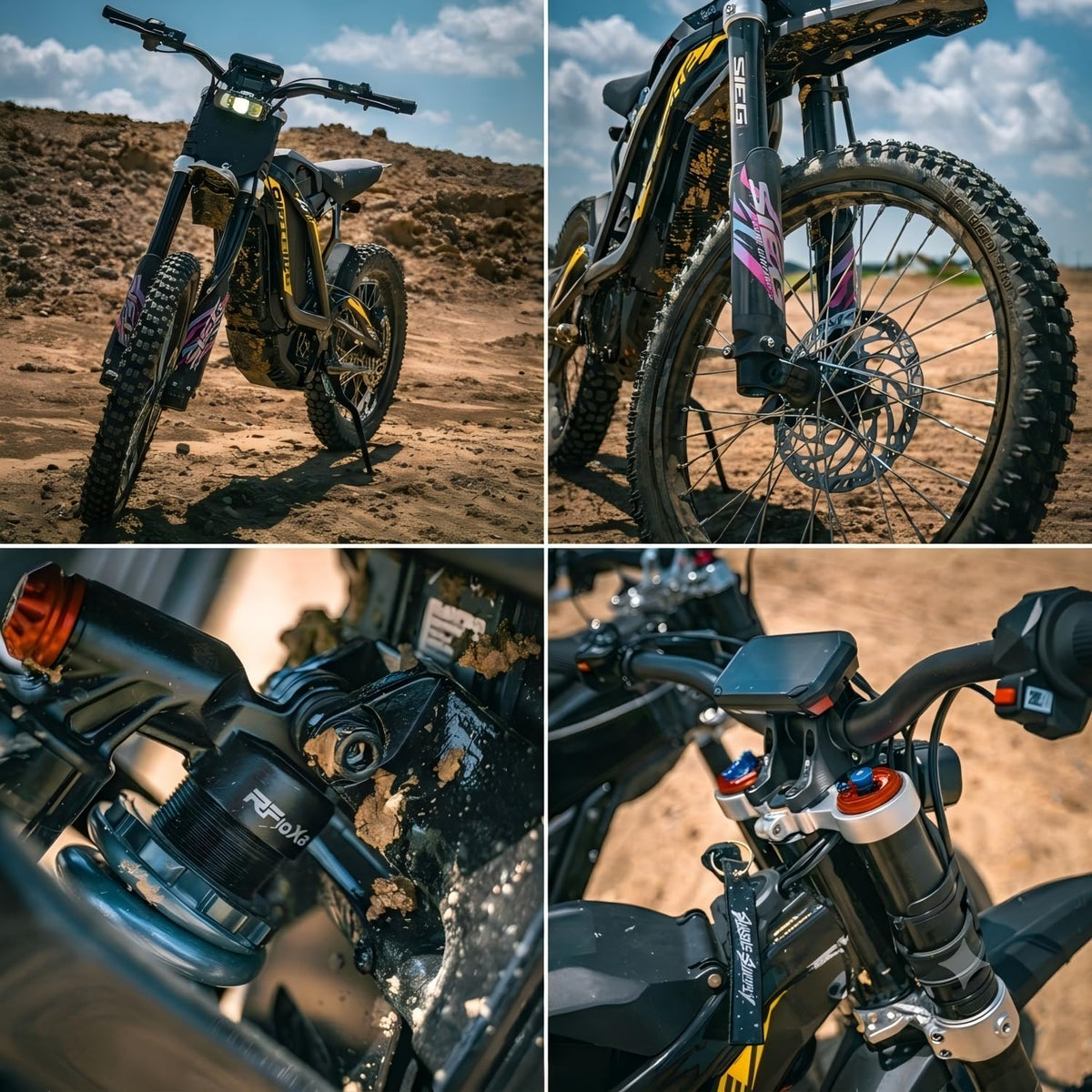 Electric Dirt Bike for Adults – 16kW Mid-Drive Power