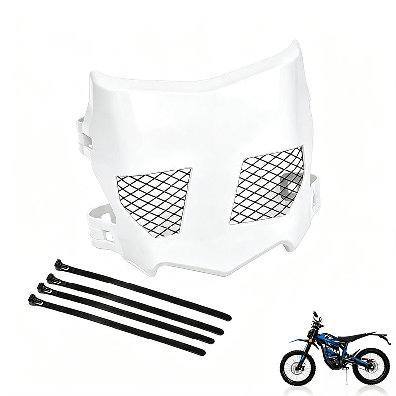 White Color Motorcycle Front Number Plate Guard For Talaria Sting