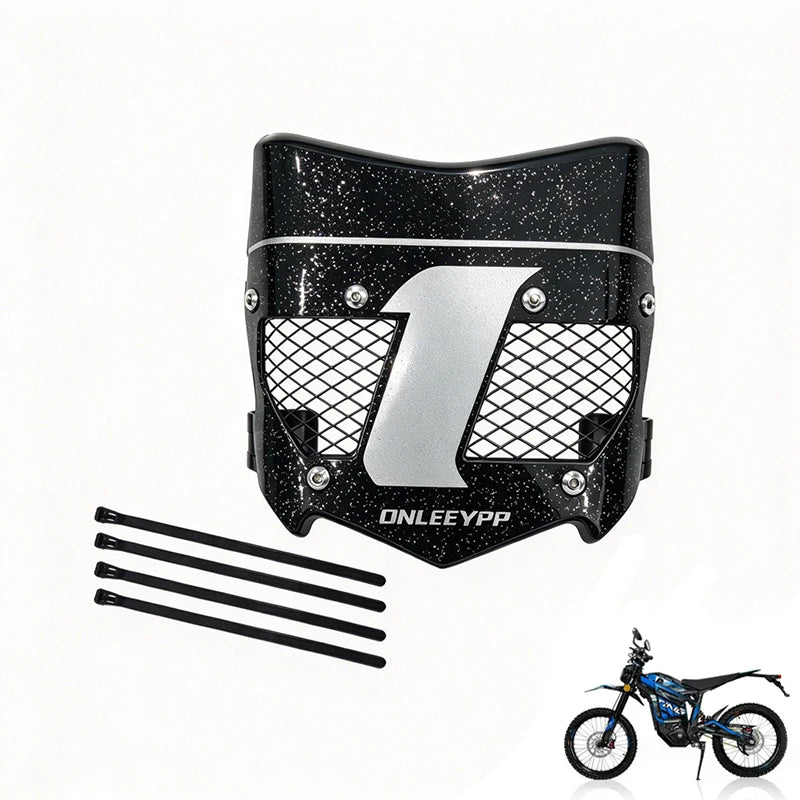Silver Bolt Sticker Color Motorcycle Front Number Plate Guard For Talaria Sting